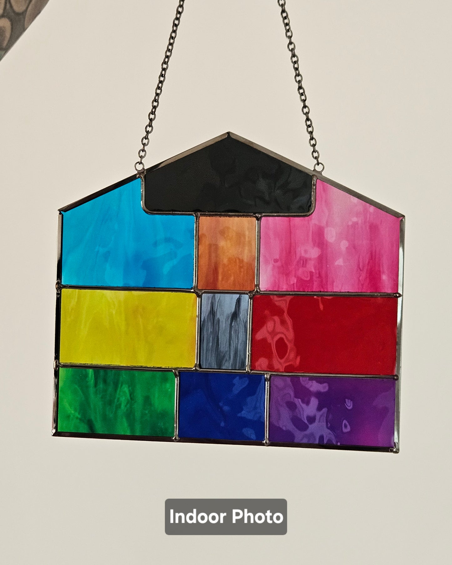 Lover House Stained Glass Suncatcher