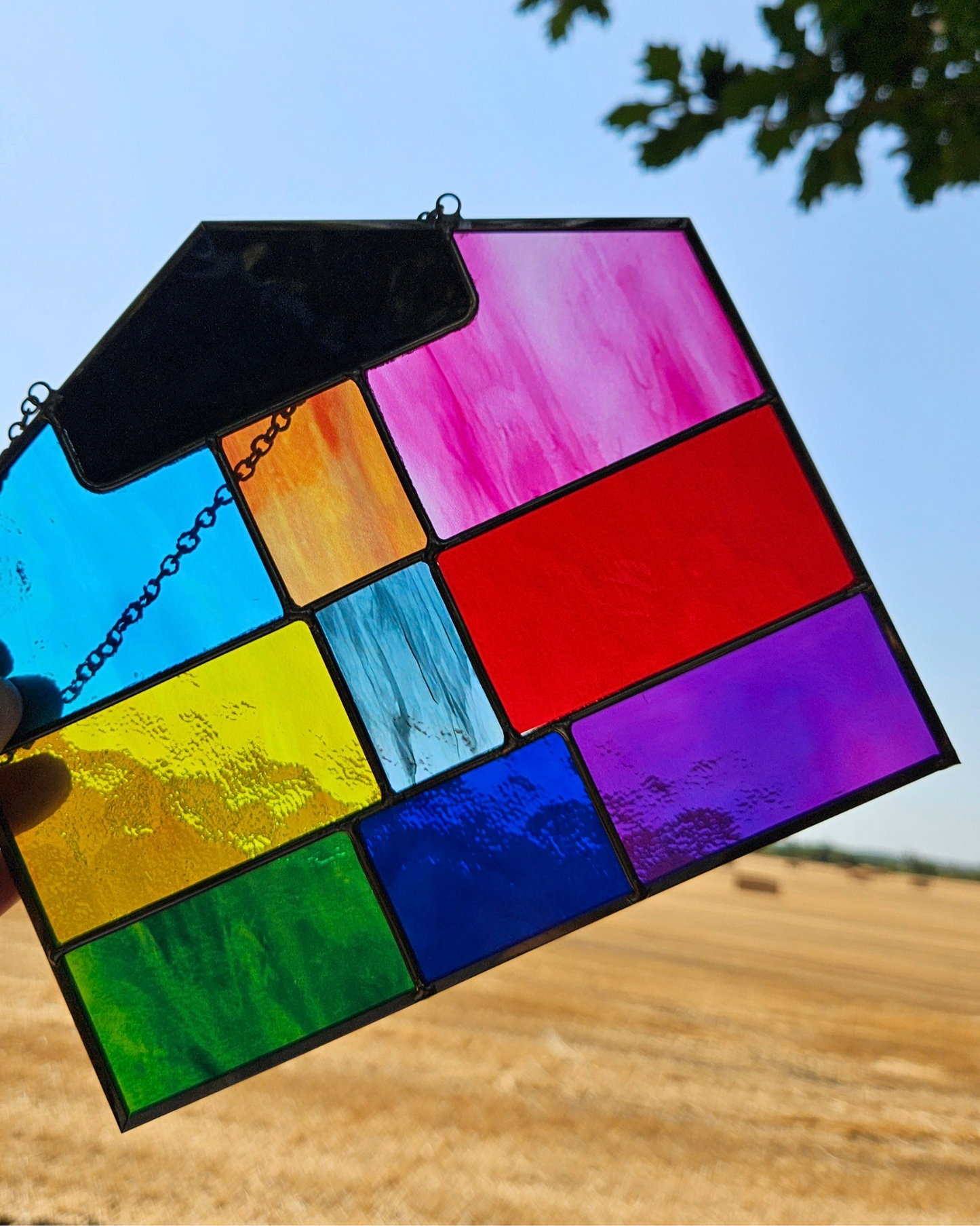Lover House Stained Glass Suncatcher