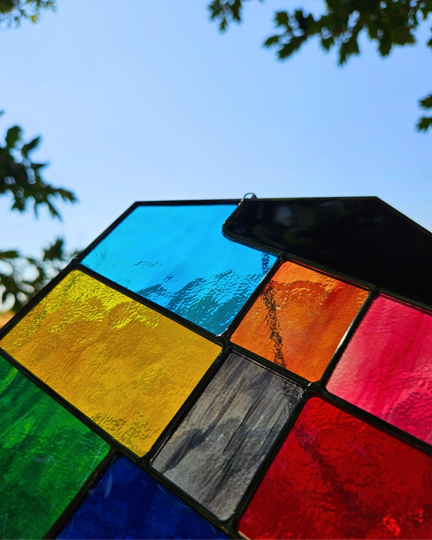Lover House Stained Glass Suncatcher