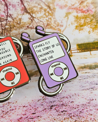 Speak Now/ RED Ipod Enamel Pins