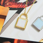Opalite Padlock Necklace