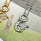 Moon & Saturn Charm Necklaces