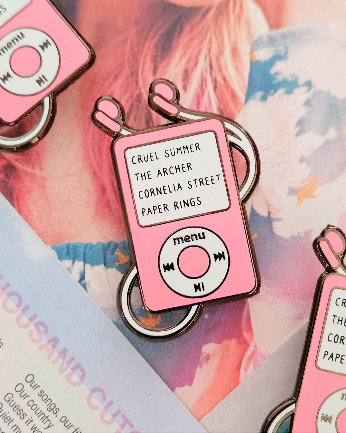 Lover Ipod Enamel Pin