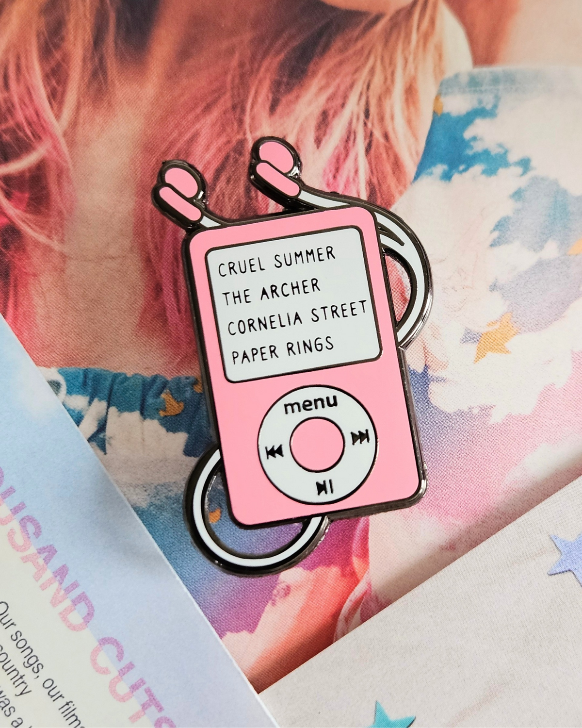 Lover Ipod Enamel Pin