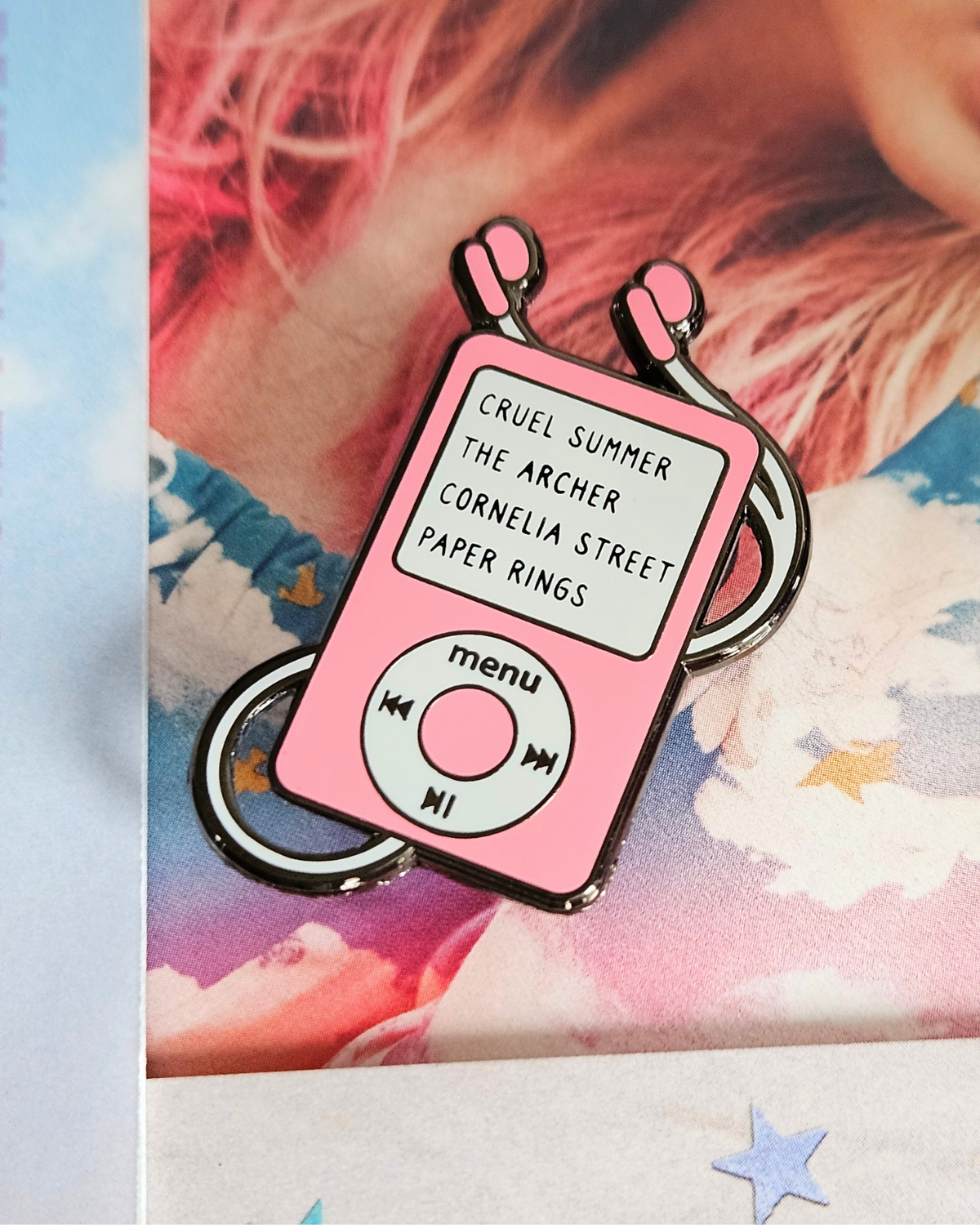 Lover Ipod Enamel Pin