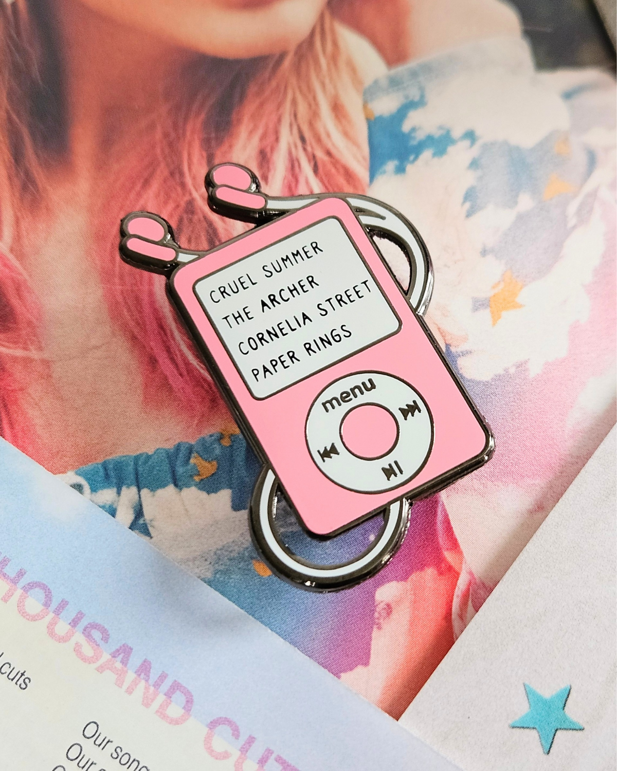 Lover Ipod Enamel Pin
