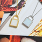 Opalite Padlock Necklace
