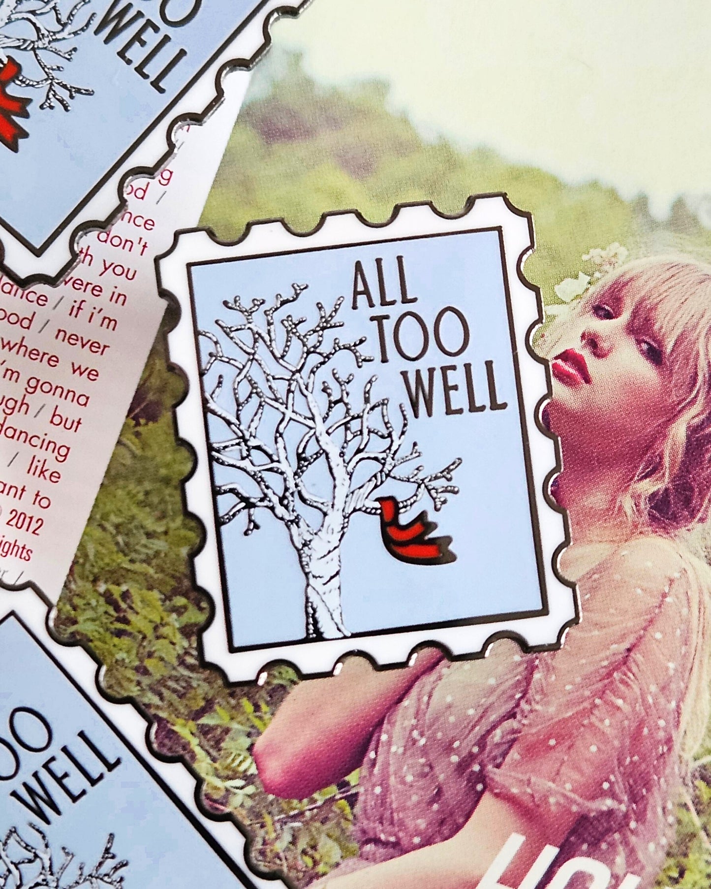 All Too Well Stamp Enamel Pin