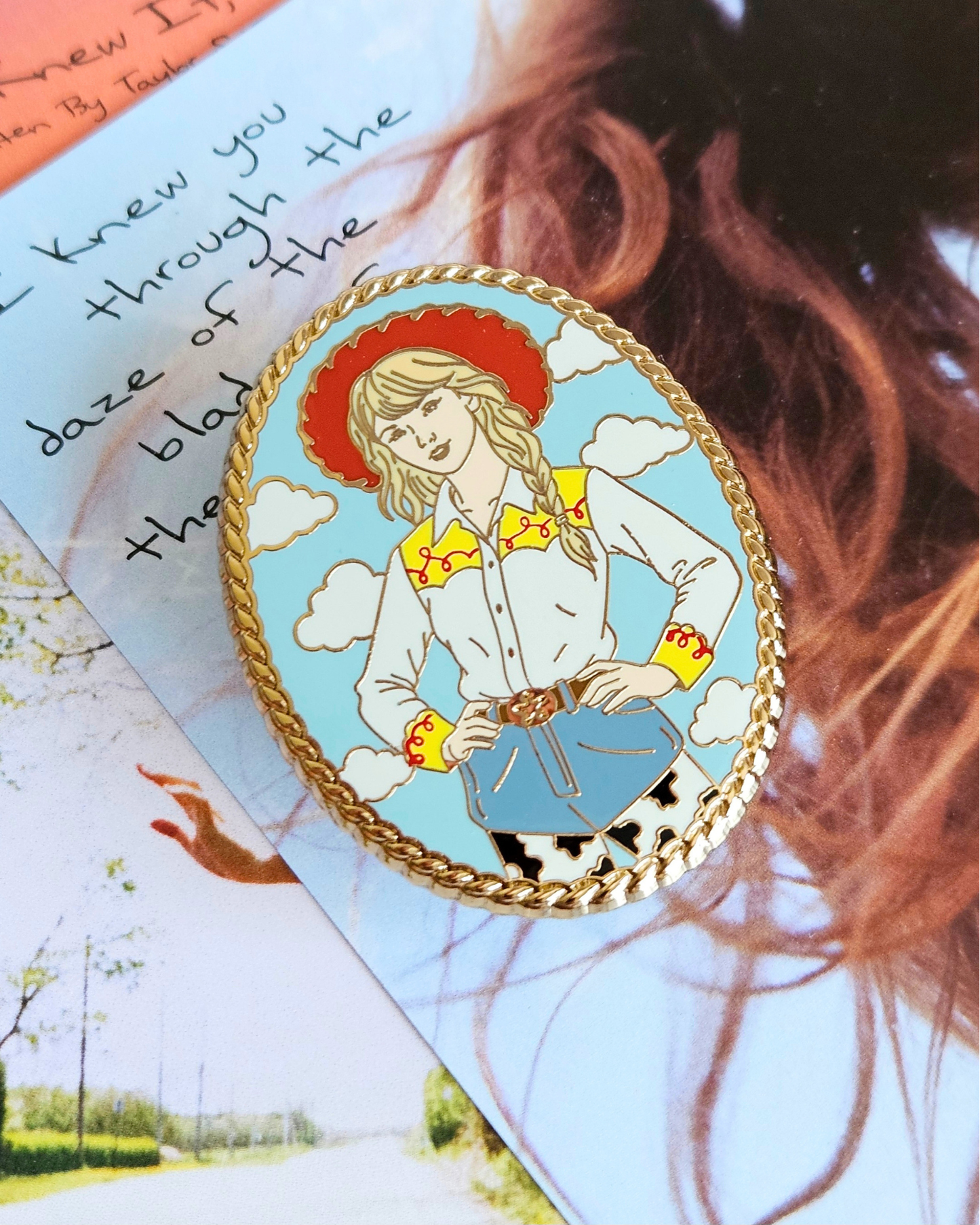 Taylor/ Jessie Outfit Enamel Pin