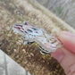 Benji Cat Cardigan Acrylic Pin/ Sticker
