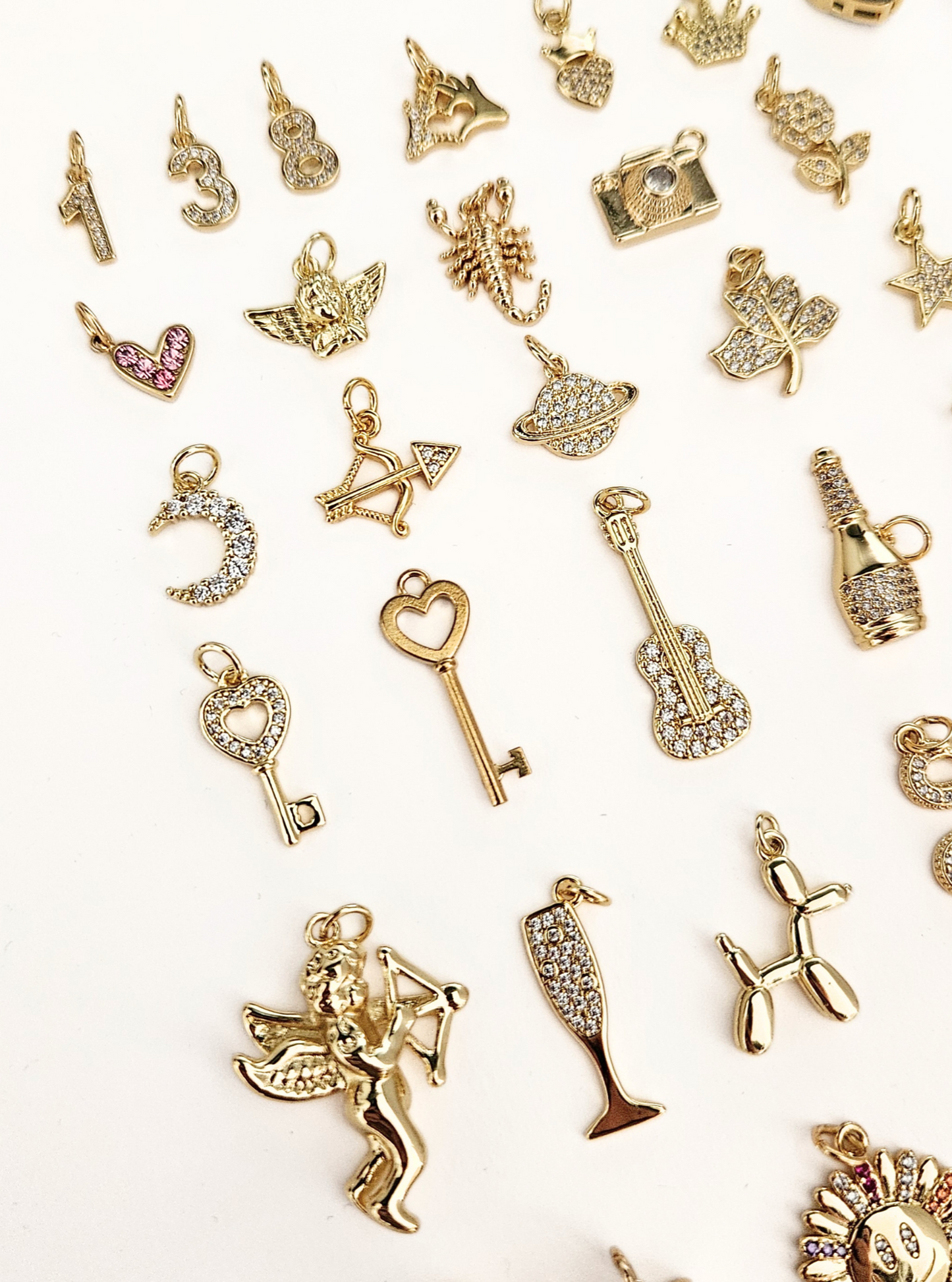 Various Charms Gold (Copper) FREE