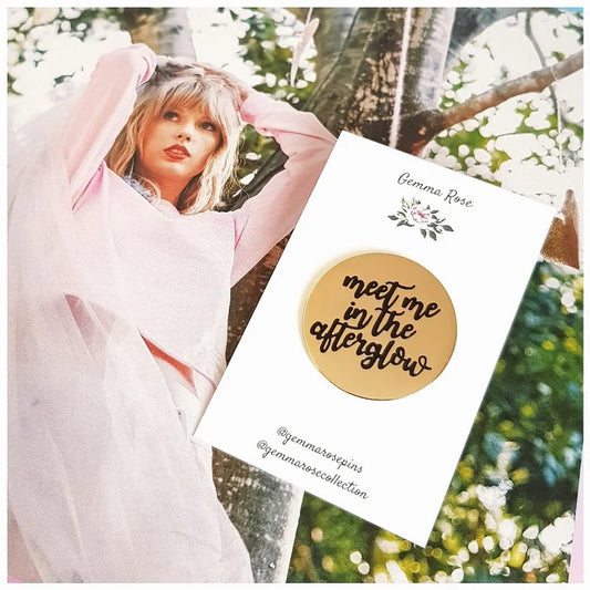 Meet Me In The Afterglow Enamel Pins