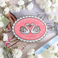 Lover Swans Enamel Pin