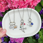 Various Charm Necklaces (Silver)