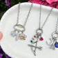 Various Charm Necklaces (Silver)
