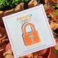 Stage Padlock Acrylic Pin