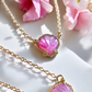 Pink Fan Shell Necklace