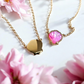 Pink Fan Shell Necklace