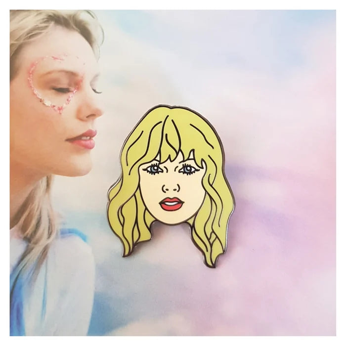 Taylor Face Enamel Pin