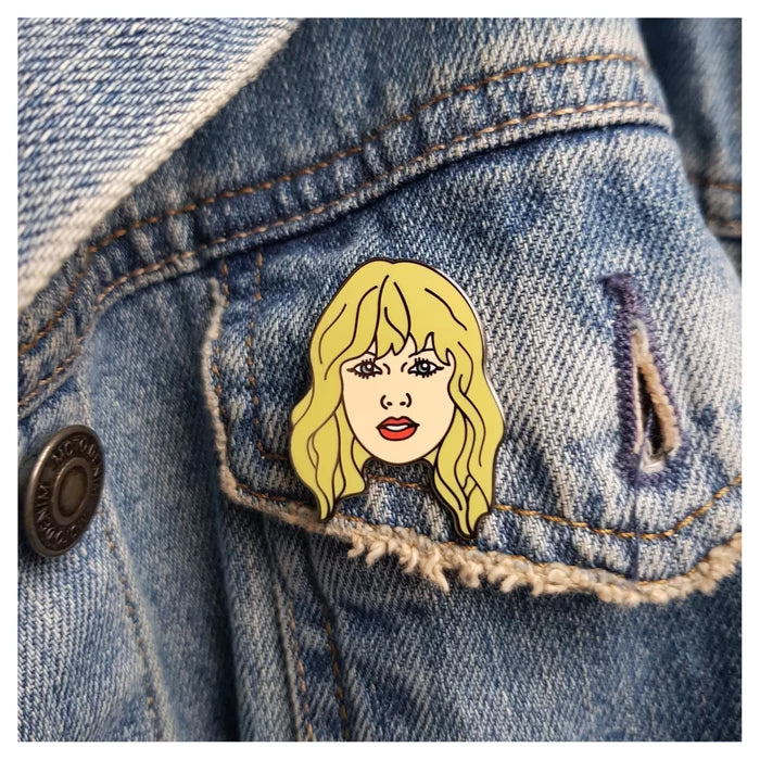 Taylor Face Enamel Pin