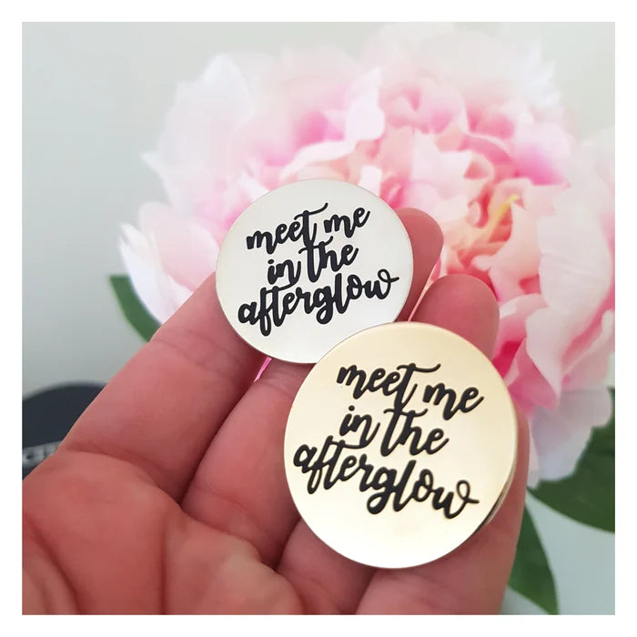 Meet Me In The Afterglow Enamel Pins