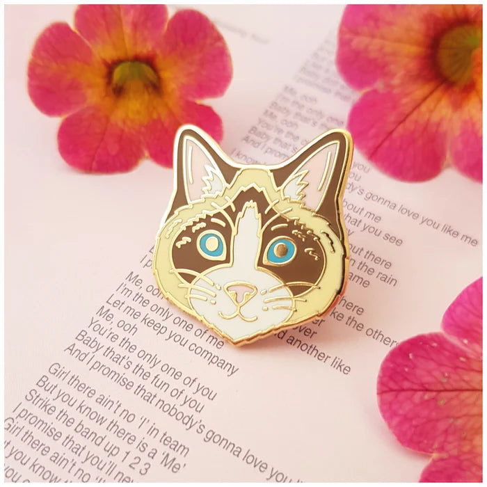 Benji Cat Enamel Pin