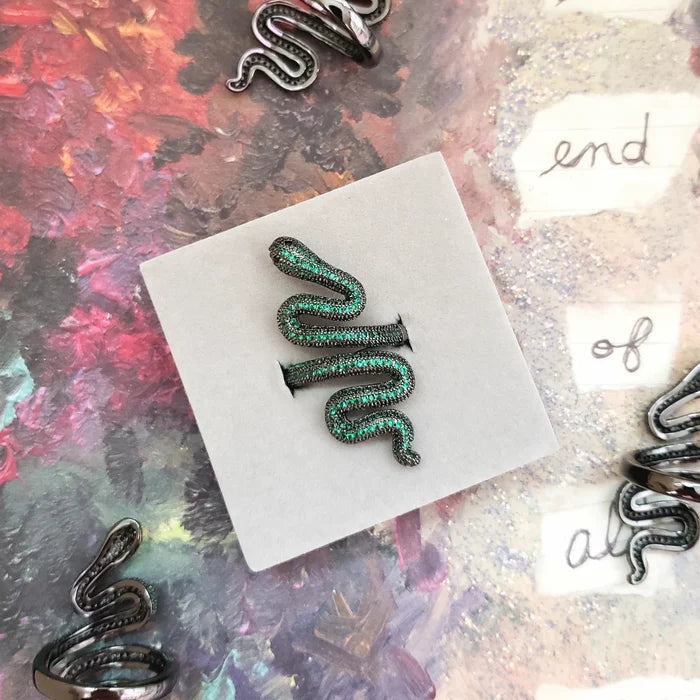 Green Snake Ring