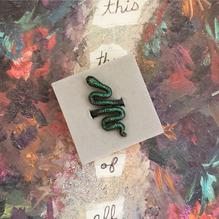 Green Snake Ring
