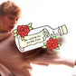 Message In A Bottle Enamel Pin