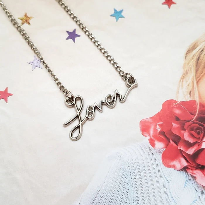 Lover Text Necklace