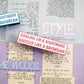 Blank Space Lyric Enamel Pins