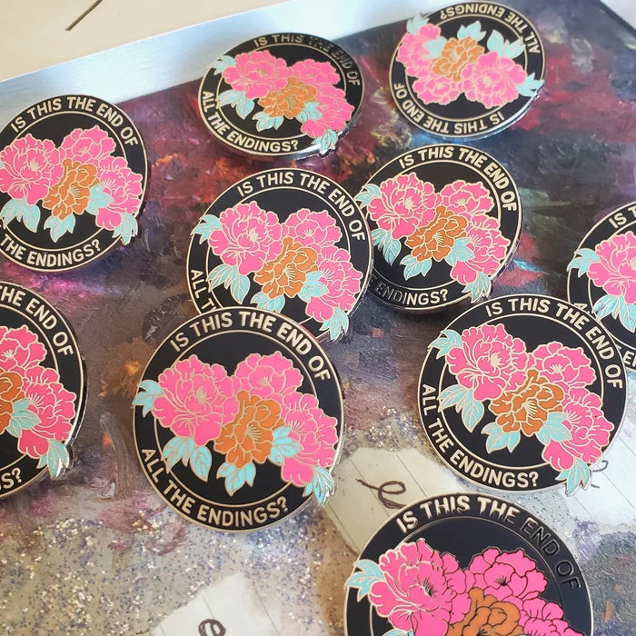 KOMH Floral Enamel Pin