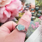 Blue Love Heart Ring
