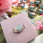 Blue Love Heart Ring