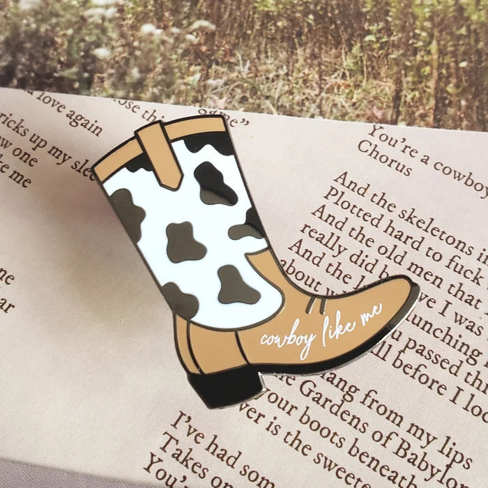 Cowboy Like Me Enamel Pin