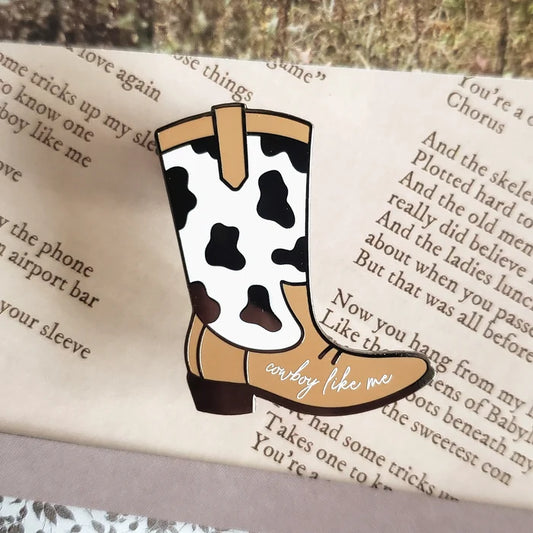 Cowboy Like Me Enamel Pin