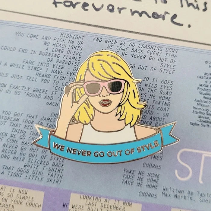 Style Sunglasses Enamel Pin