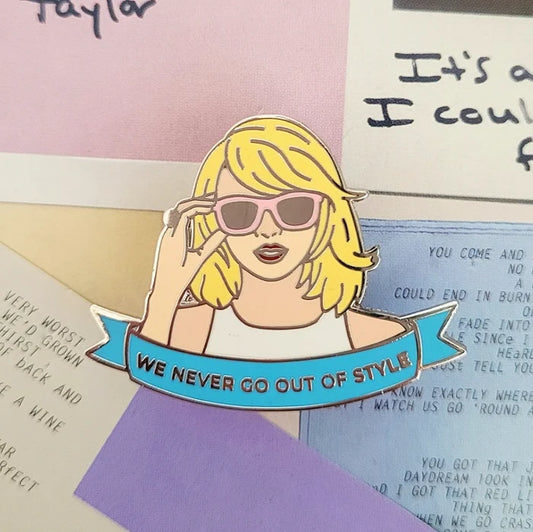 Style Sunglasses Enamel Pin
