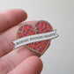 Mosaic Broken Hearts Enamel Pin