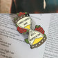 August Hourglass Enamel Pin