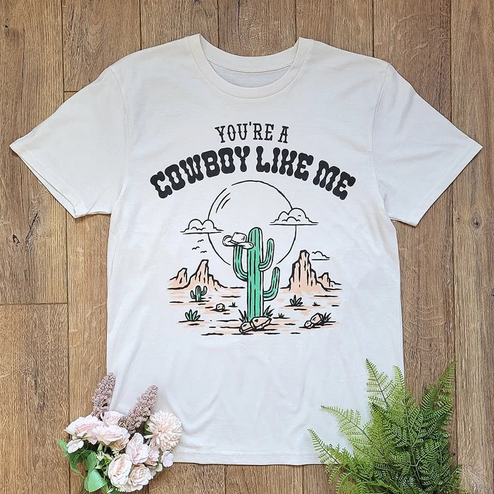 Cowboy Like Me Landscape T-Shirt