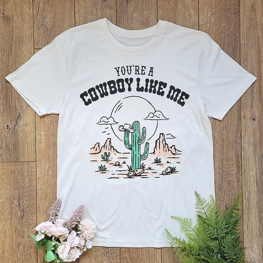 Cowboy Like Me Landscape T-Shirt