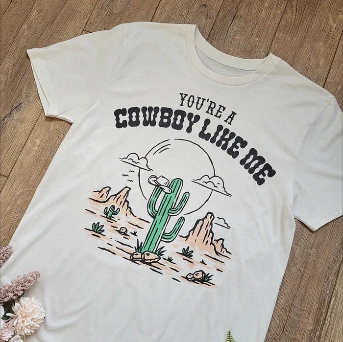Cowboy Like Me Landscape T-Shirt