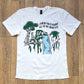 Cardigan Waterfall T-Shirt (White)