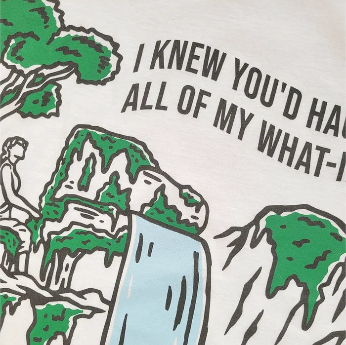 Cardigan Waterfall T-Shirt (White)