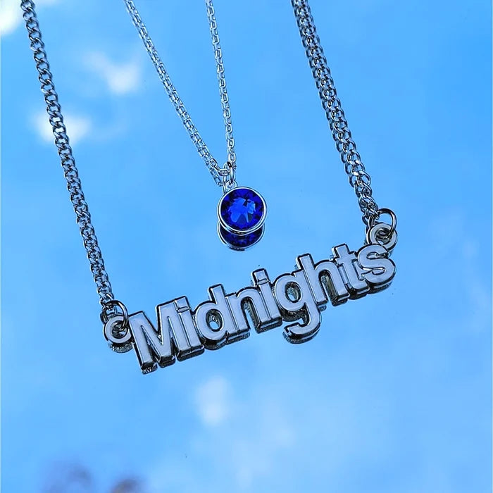 Midnights Text Necklace
