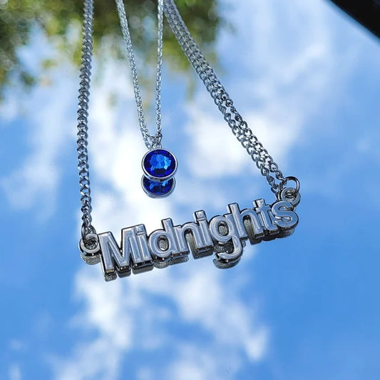 Midnights Text Necklace