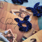 Midnight Blue Hair Scrunchie