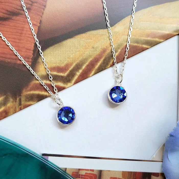 Blue Sapphire Necklace