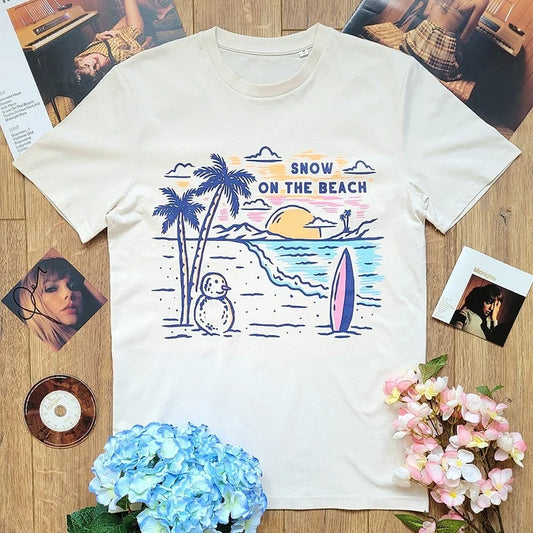 Snow On The Beach T-Shirt / Sticker